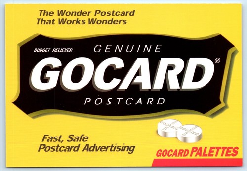 Genuine gocard postcard - genuine,