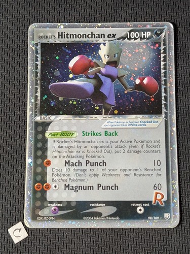 Rocket hitmonchan 98 - hitmonchan, ex