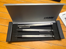 Penne penna matita confezione set lamy cp1 scatola alluminio brand ako 100407