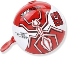 Anello Kiddimoto Campana Ragno Rosso Manubrio Forte MTB Strada Mountain Bike Campana