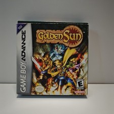 GOLDEN SUN GBA NINTENDO GAME BOY ADVANCE NTSC USA AMERICA CIB COMPLETO 