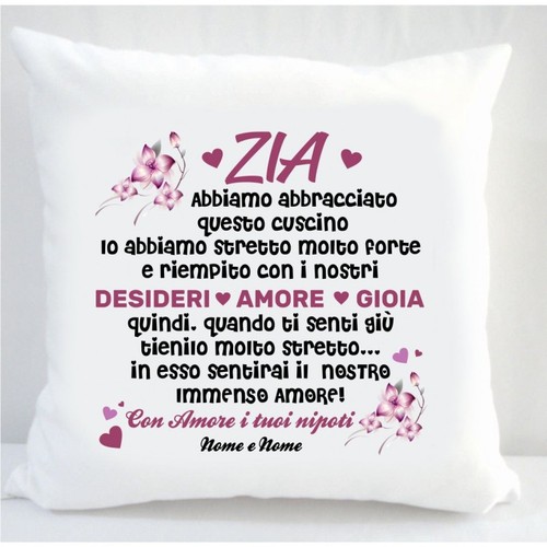 Cuscino 40x40 personalizzato