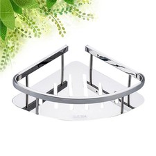  Mensola Doccia Da Appendere Bagno Acciaio Inox Scaffale D'angolo Di Stoccaggio