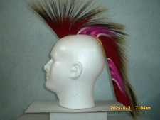 Scarafaggio Porcospino, Rosso 15 Pollici Fuori con Strisce, Base in Filato Giallo