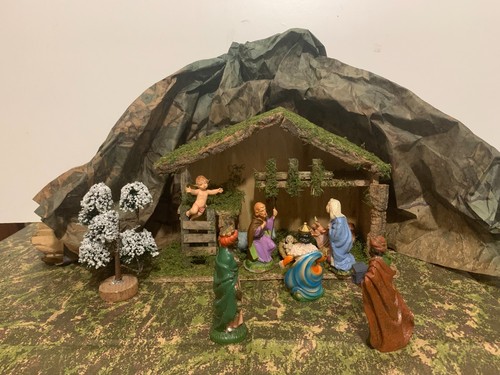 Presepe completo statuine e - completo, di