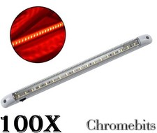 100x Marine LED Rosso 24V