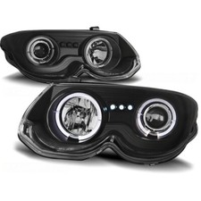 Fari Angel Eyes LED Nero per