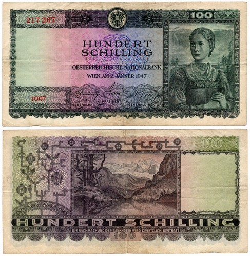 Austria 100 schilling - 100,