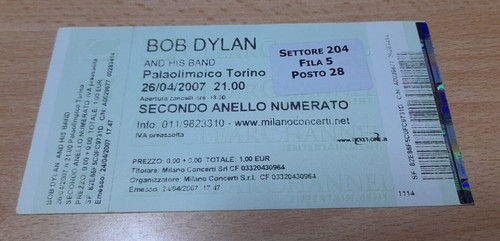 Bob dylan torino - dylan,