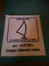 ADESIVO VINTAGE STICKER per azzurra barca a vela modello g