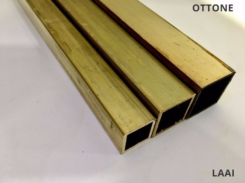 Tubo quadro ottone 30 x - ottone,