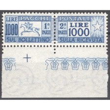 REPUBBLICA 1954 PACCHI POSTALI