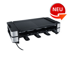 Steba RC 180 GHISA RACLETTE barbecue da tavolo 8 persone barbecue da tavolo per feste