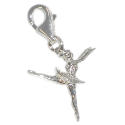Clip ballerina charm in - clip,