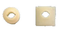 Coppia piastrine isolanti - coppia,