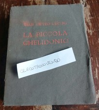 LA PICCOLA CHELIDONIO GIAN PIETRO LUCINI 1922 ILLUSTRAZIONI ACHILLE FUNI 