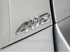 4WD emblema auto cromato scudo