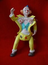 PAGLIACCIO - CLOWN - SNODABILE IN PORCELLANA EPOCA 1970--392