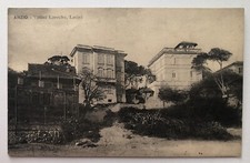 Cartolina Anzio villini Laroche Latini architettura design Roma paesaggistica T7