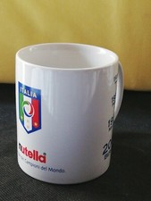 NUTELLA FERRERO TAZZA MUG LA COLAZIONE DEI CAMPIONI DEL MONDO ITALIA CALCIO FIGC