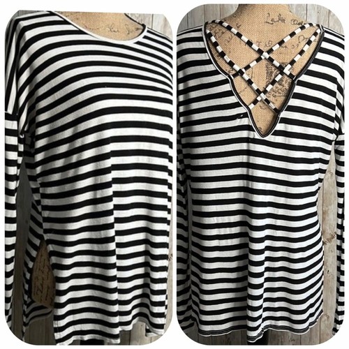 Hollister bianco nero manica - bianco, e