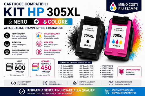 Cartuccia compatibile 305 - cartuccia,