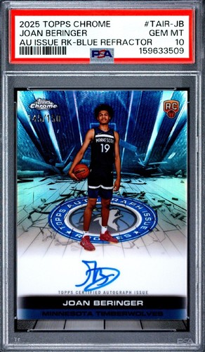 2025 topps chrome psa 10 - chrome,