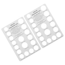  2 Pcs Misuratore Per Anelli
