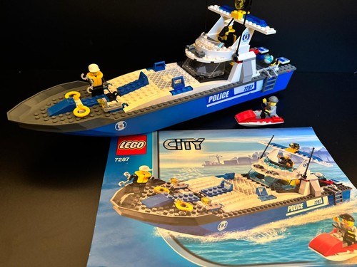 Lego city 7287 motoscafo della - city,