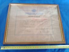 diploma ACI 1958 record Monza Moto Guzzi Ghia Nibbio 3° scud. Grifone Caracciolo