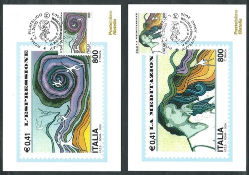 2000 italia cartolina - cartolina, maximum