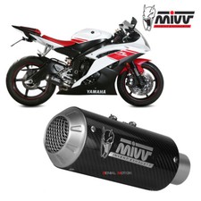 Terminale Scarico MIVV MK3 Carbonio kat per YAMAHA YZF 600 R6 2006 > 2016