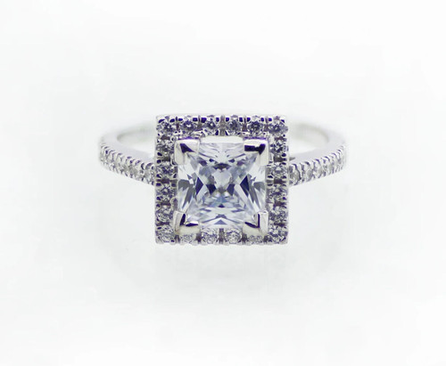 Unique wedding ring 14k - 14k, white