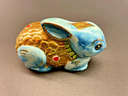 Coniglio ceramica maiolica - ceramica,