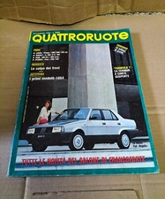 Rivista D'Epoca Quattroruote Mese Di Settembre Del 1983