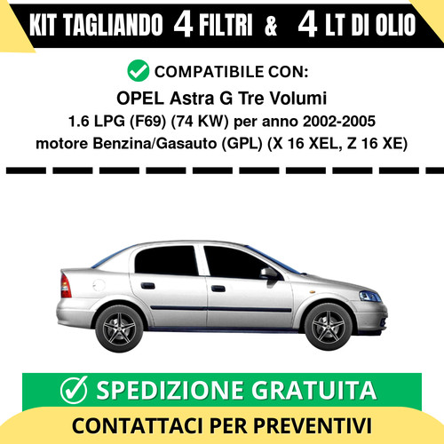 Tagliando per opel - per, tre