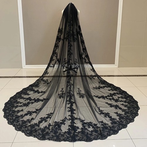 Velo sposa gotico nero - da,