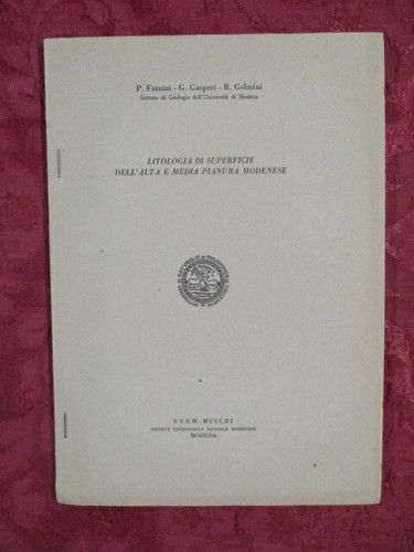 Geologia modena litologia - modena,, di
