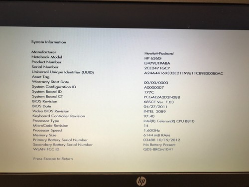 Probook 6360t computer - hp,