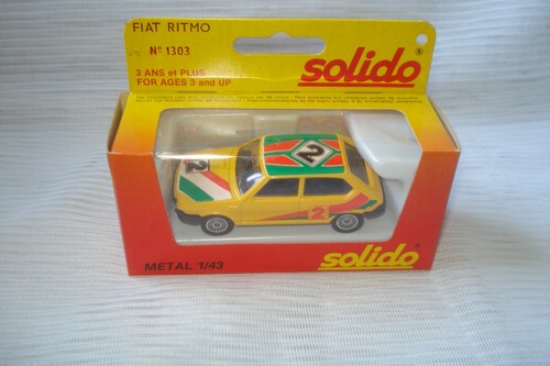 Solido 1303 fiat ritmo jaune - solido, :