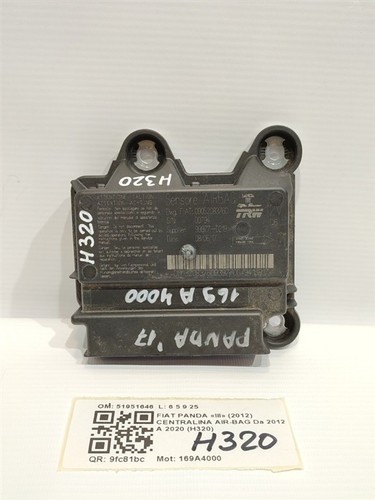 Centralina airbag per fiat - centralina,