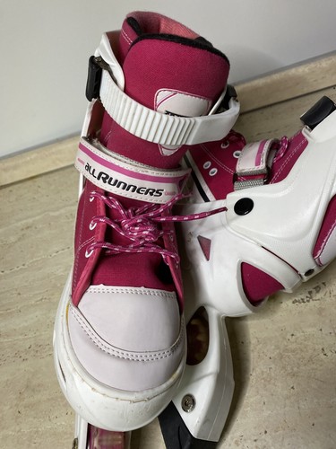 Pattini rotelle inline rosa - pattini,