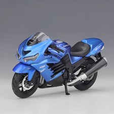Moto Kawasaki ZX-14R scala 1:18 - Modellino simulazione pressofuso in lega