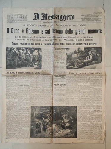 Giornale messaggero duce - giornale, il