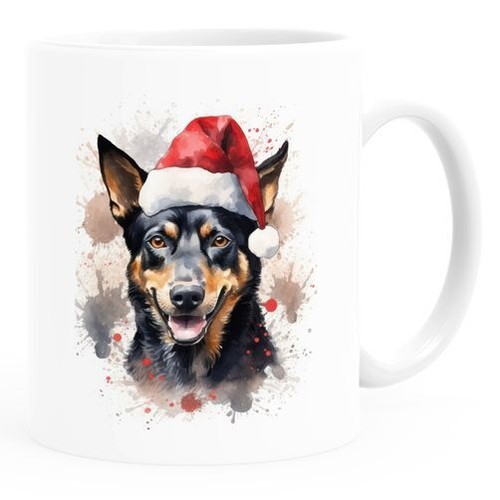 Tasse hunde motiv weihnachten - hunde-motiv,