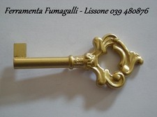 H0300 CHIAVE IN OTTONE ORO