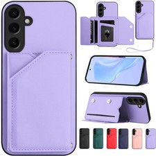 Custodia antiurto portafogli in pelle per Samsung Galaxy S25 S24 S23 S22 A55 A35