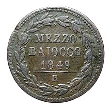 [NC] PIO IX - MEZZO BAIOCCO