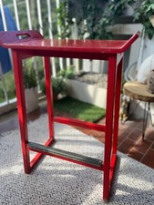 2 sgabelli alti legno