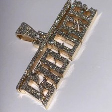 Ciondolo uomo moissanite